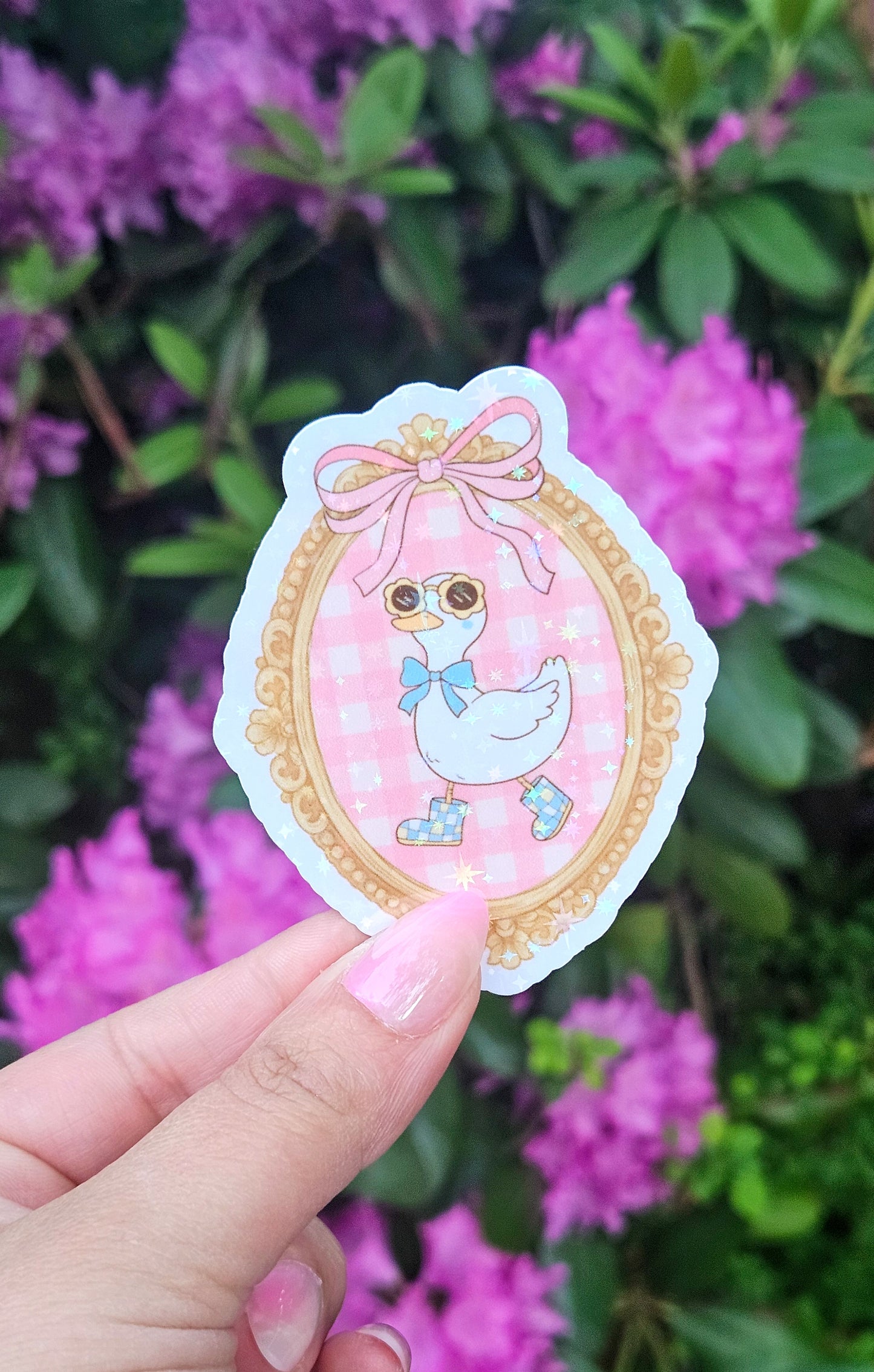 Feeling Cute Duck Sticker