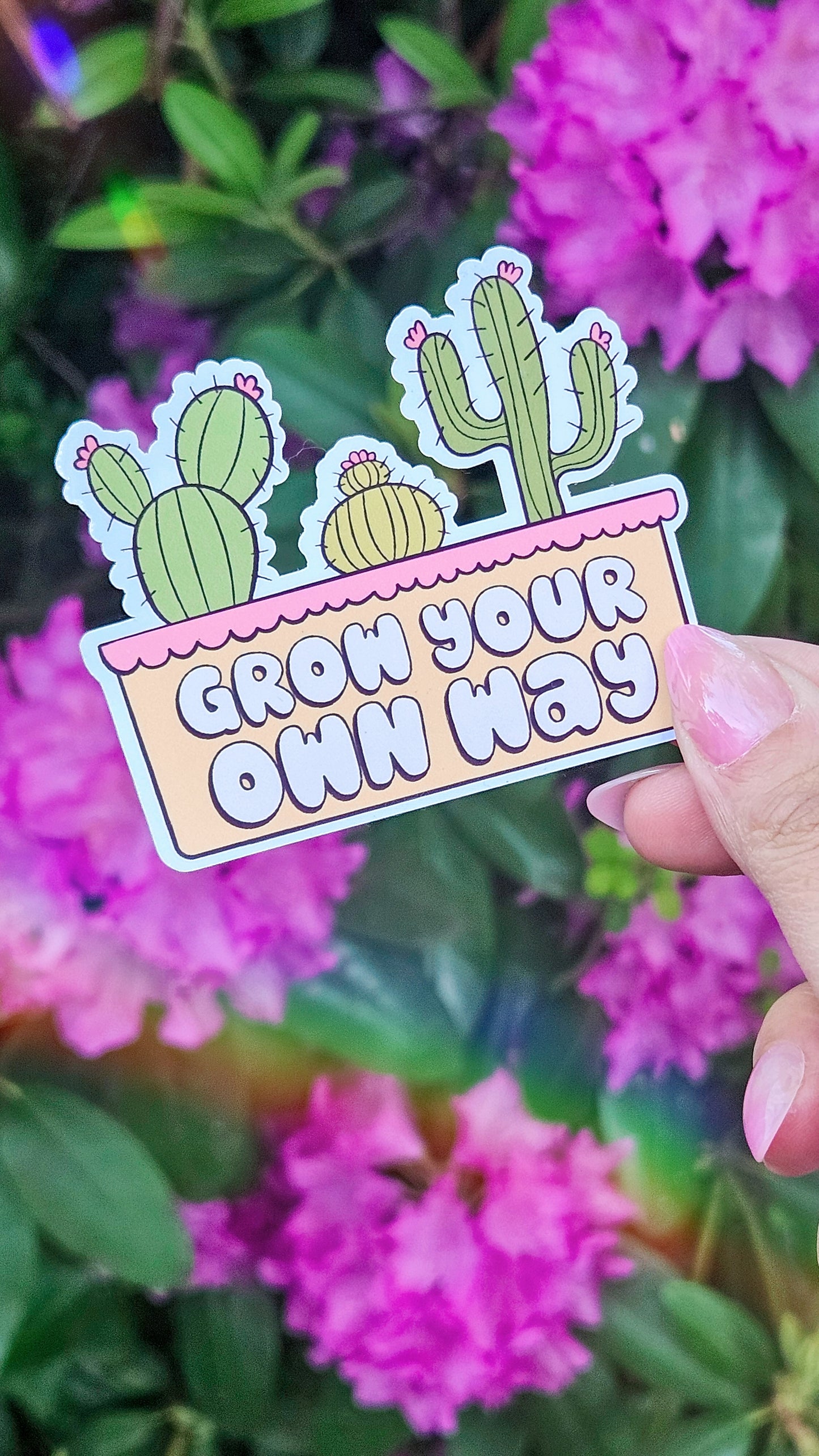 Grow Your Own way opsie Sticker