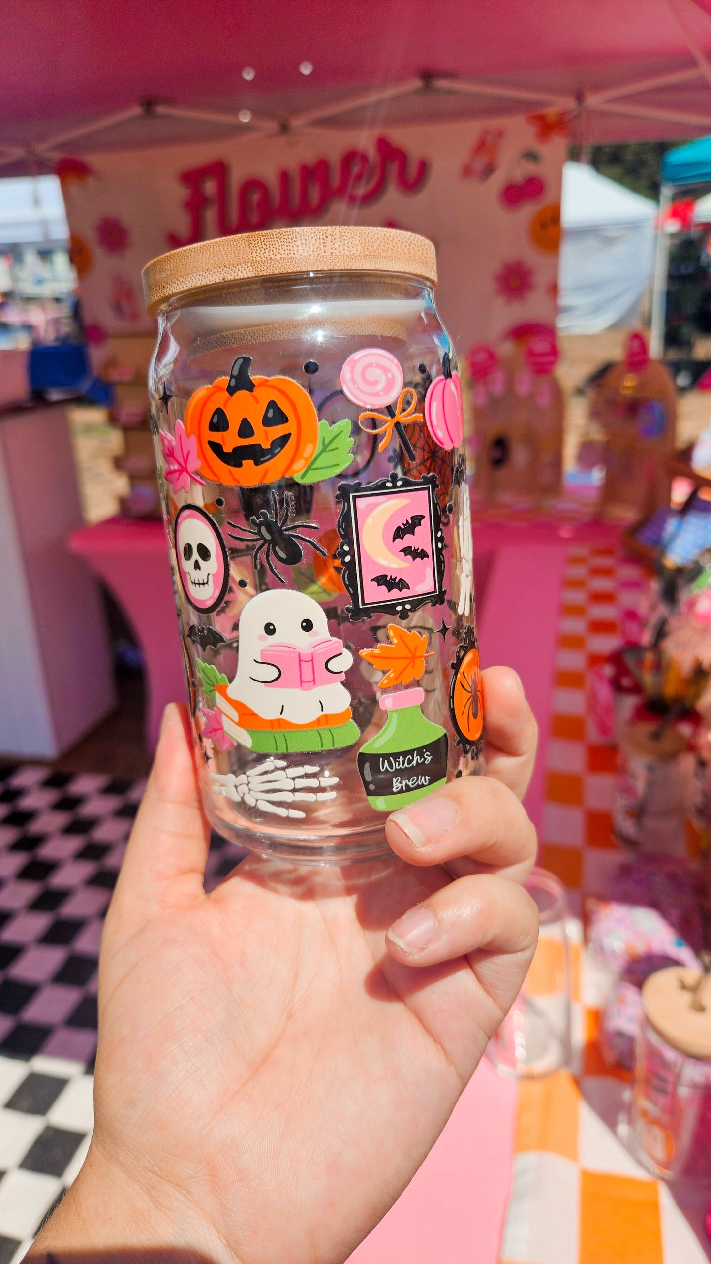 Witches brew Glass Can Cup