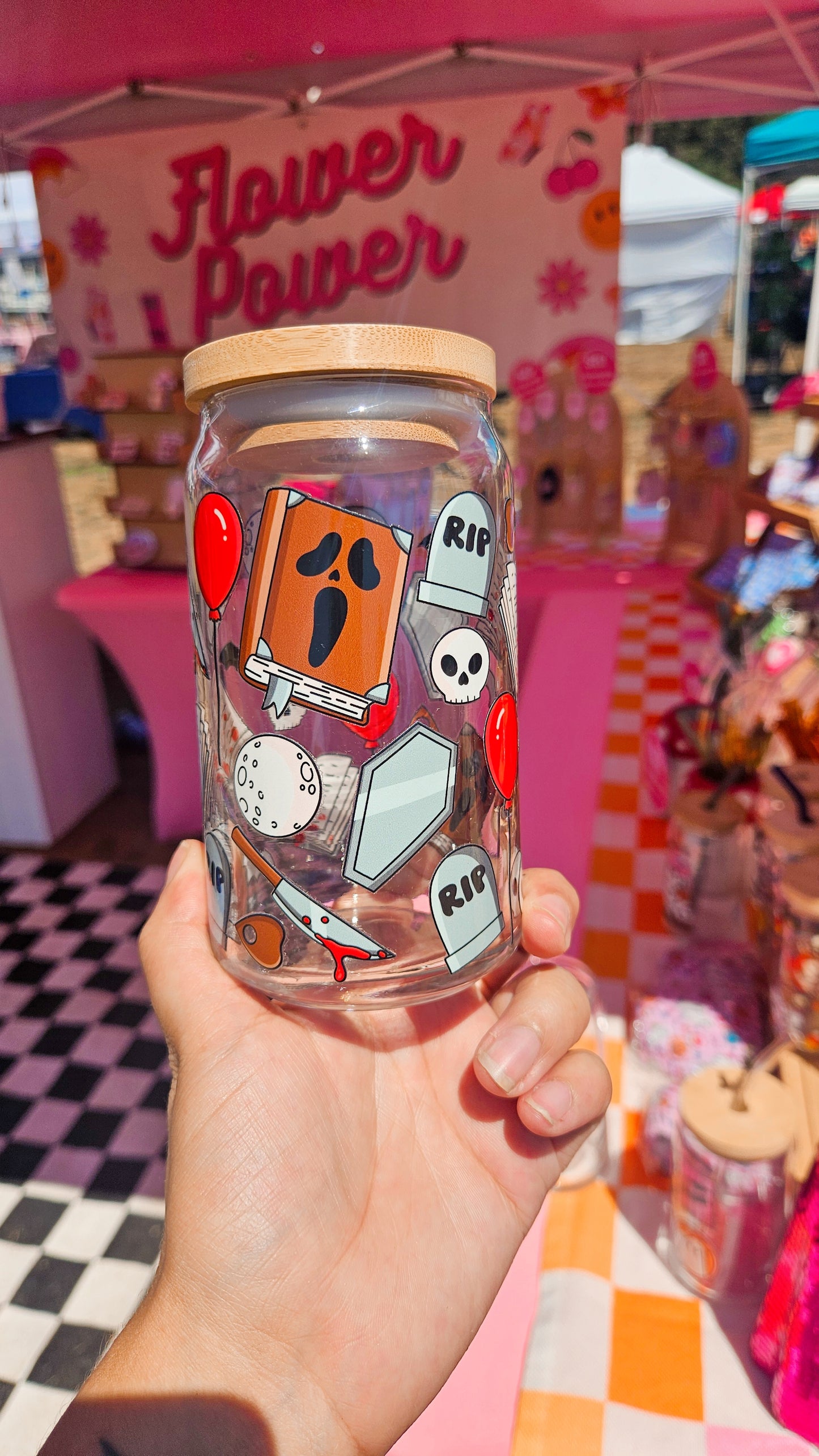 Thriller book Glass Can Cup