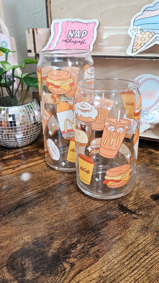 Im loving it, breakfast, Glass Cup
