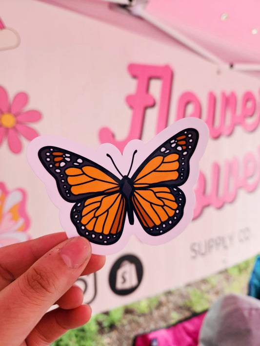 Sunshine Butterfly Sticker