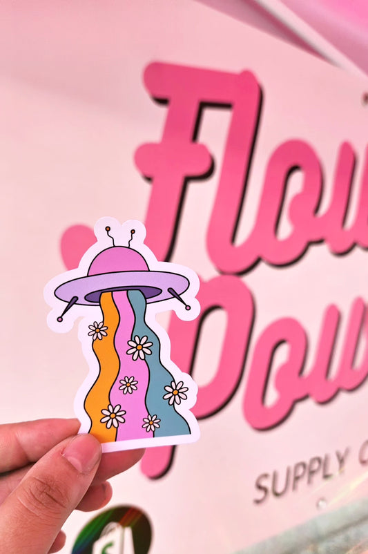 Groovy Alien Sticker