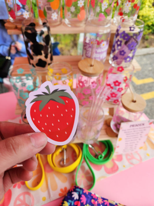 Strawberry Field Sticker