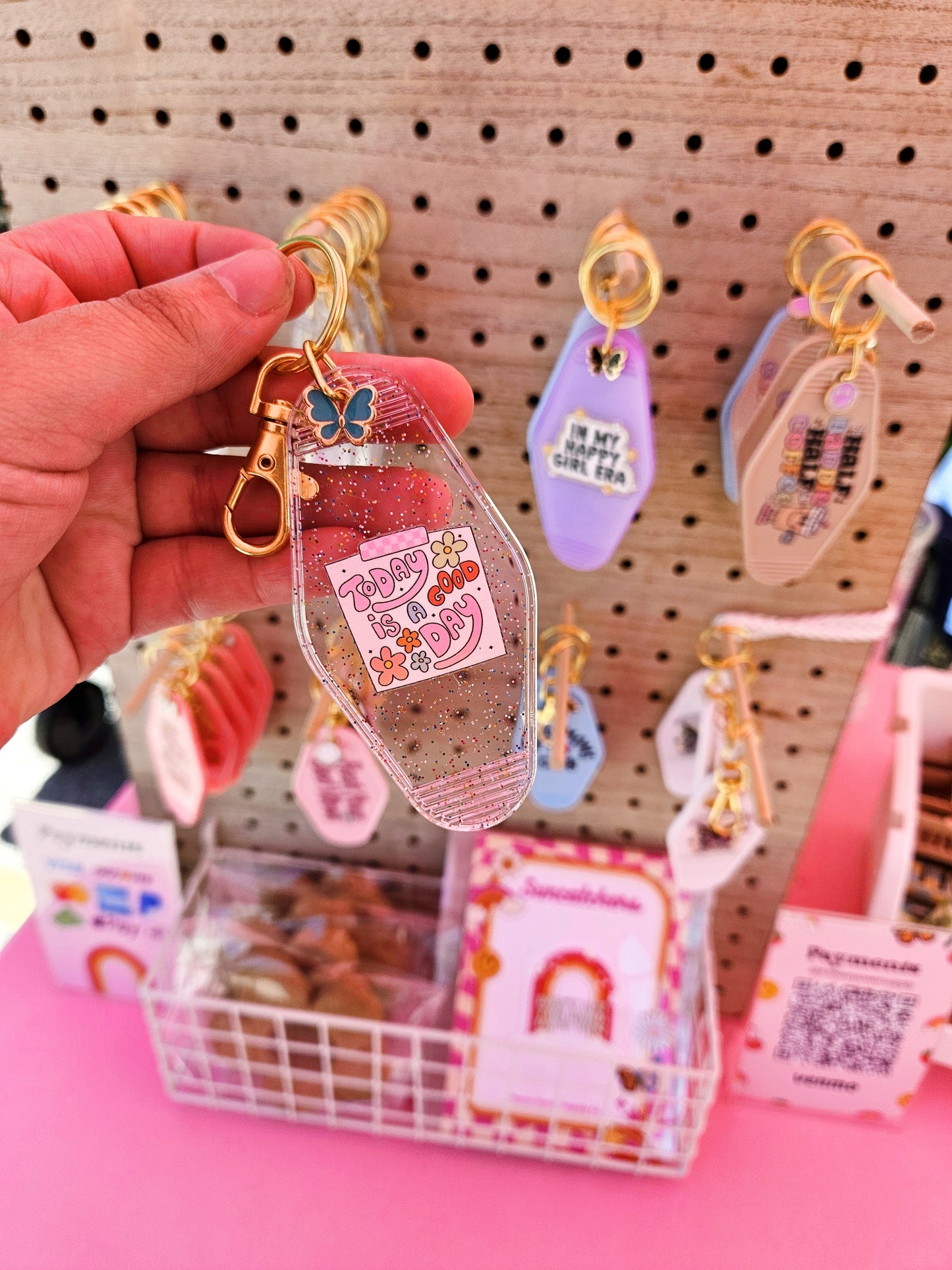 Today is a  good day keychain