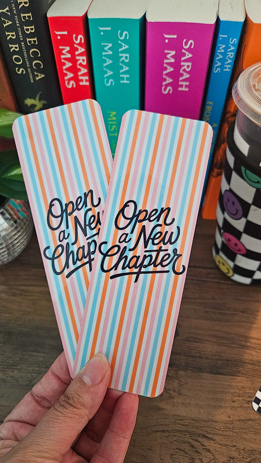 Open A New Chapter Bookmark