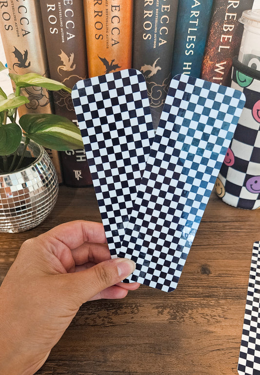 Black & White Checkard Bookmark