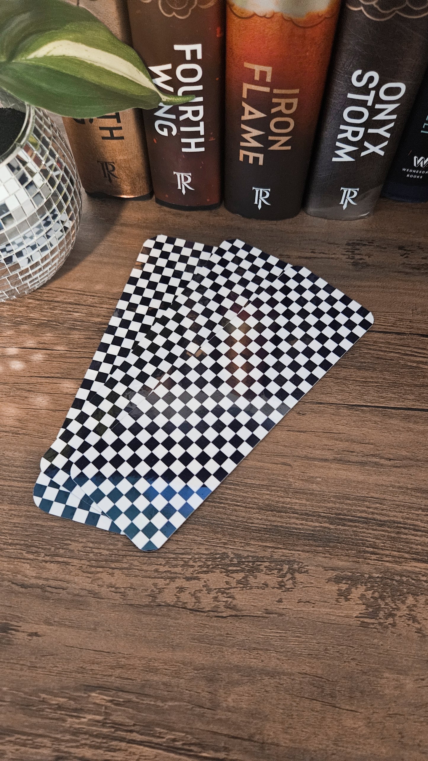 Black & White Checkard Bookmark