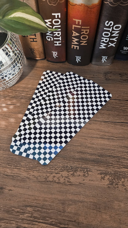 Black & White Checkard Bookmark