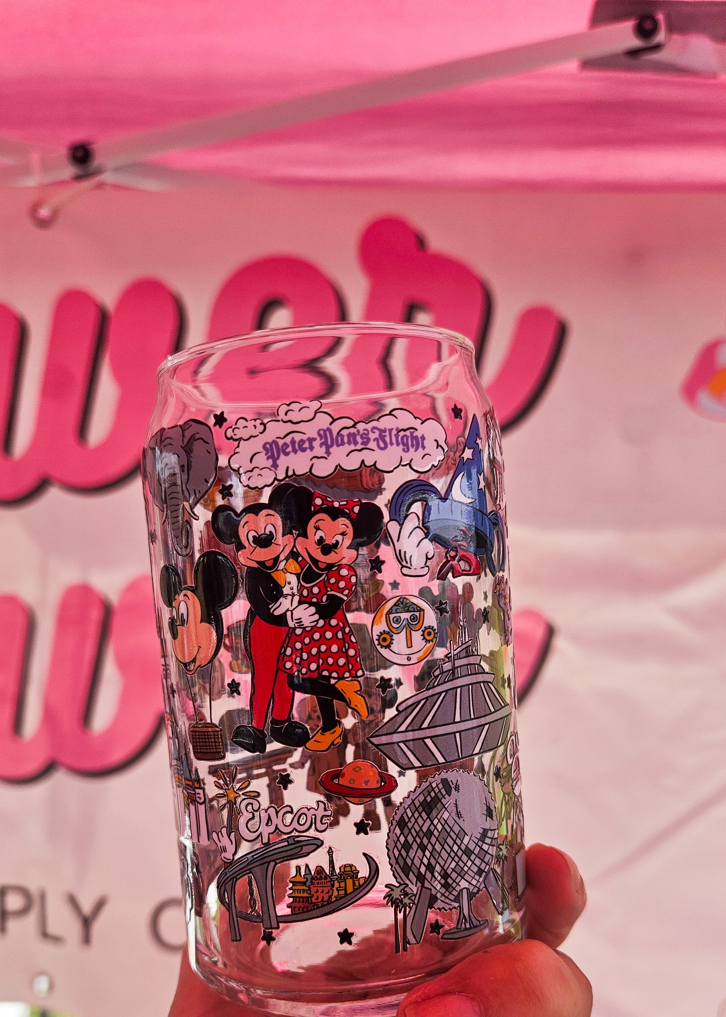 Nostalgic magical World Glass Cup