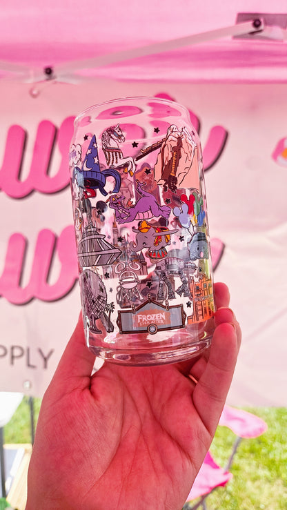 Nostalgic magical World Glass Cup