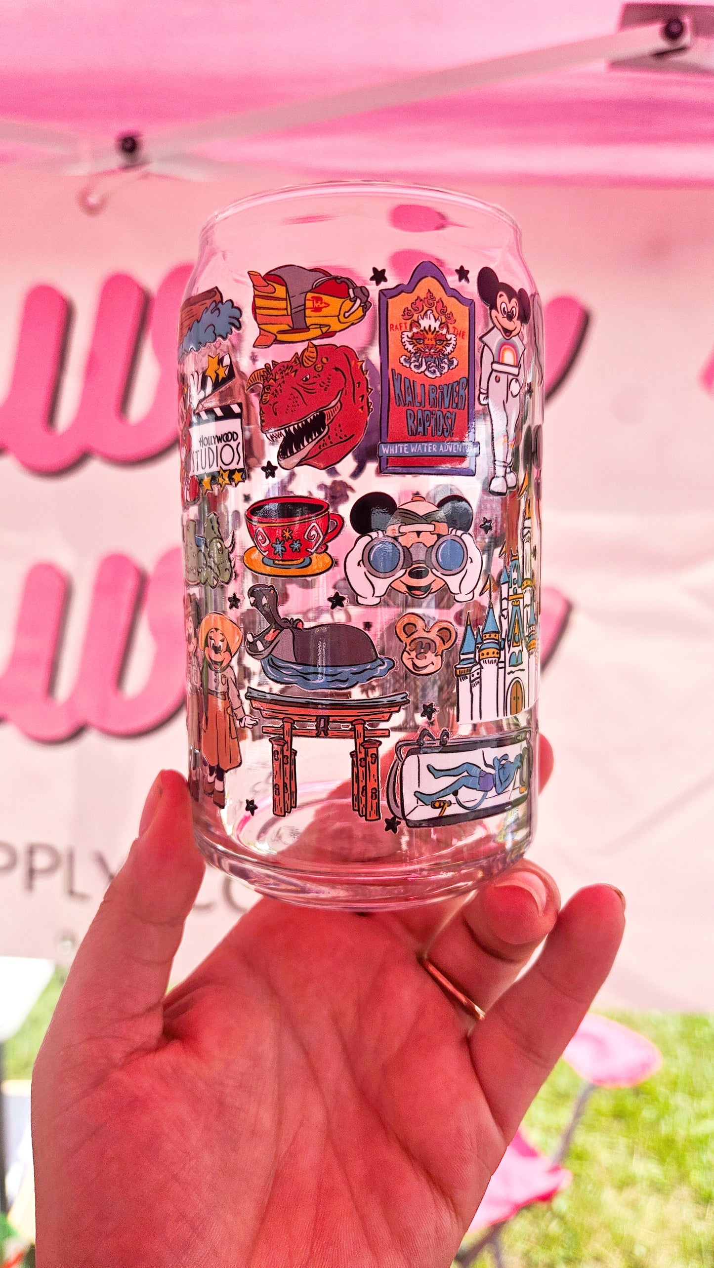 Nostalgic magical World Glass Cup