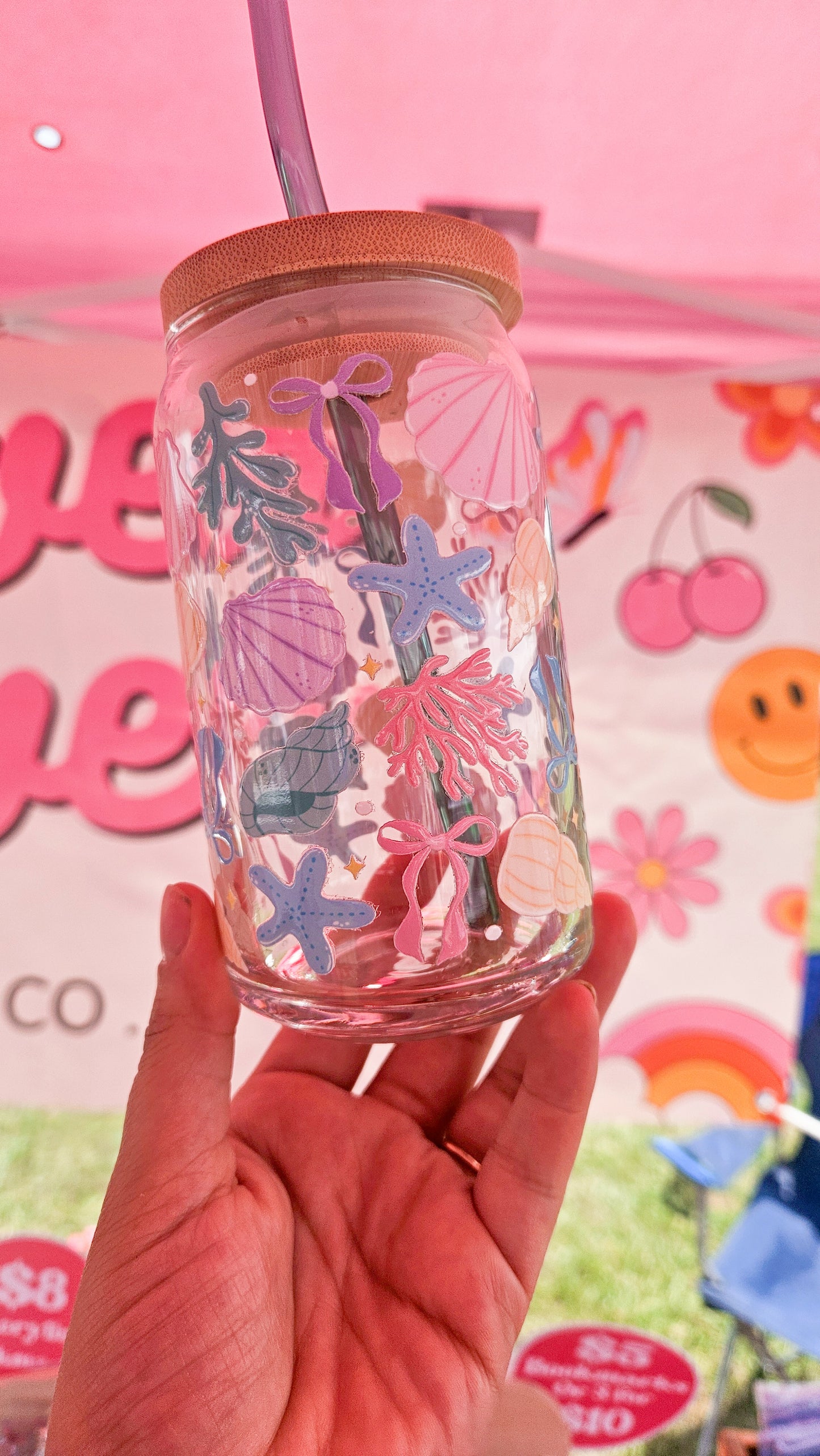 Under the sea Glass Cup