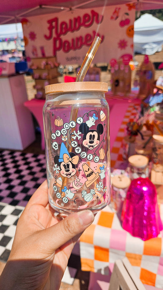 Boo To You Glass Can Cup