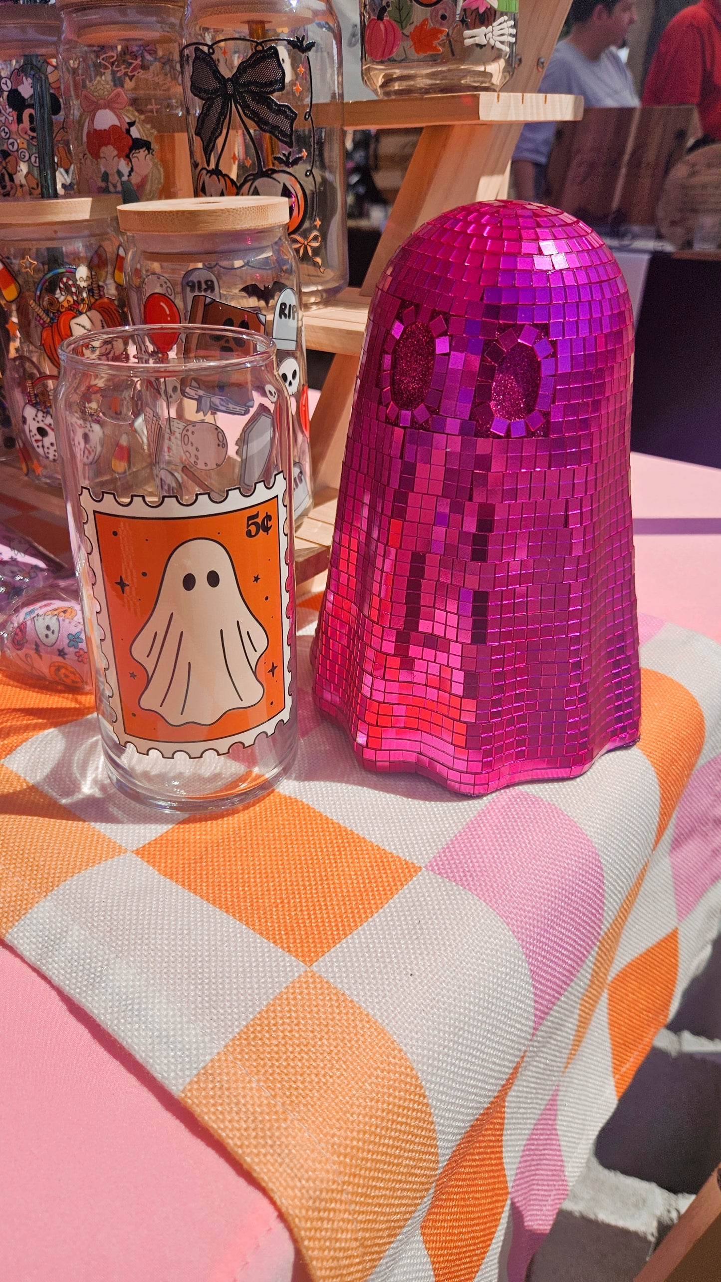 Ghostly Glass Can Cup