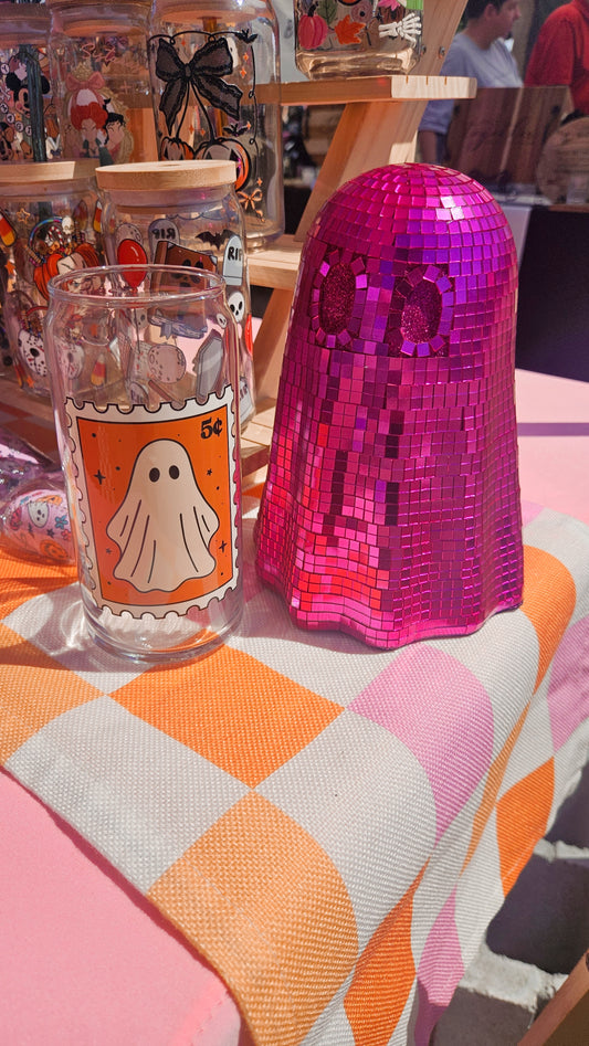 Ghostly Glass Can Cup
