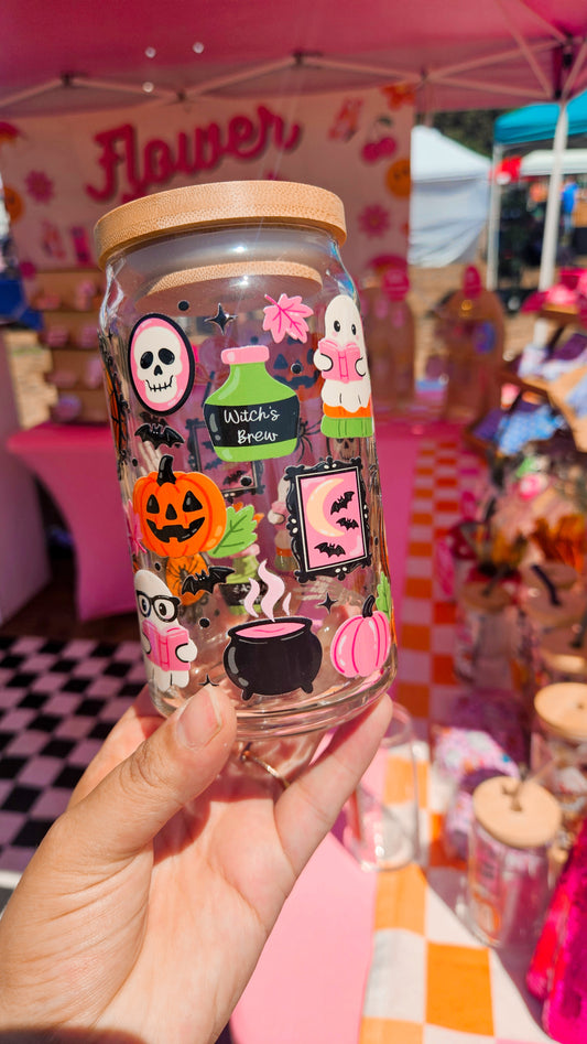 Witches brew Glass Can Cup
