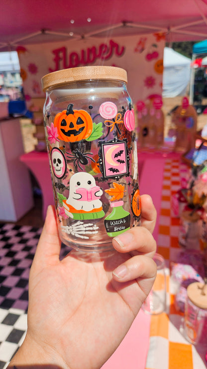 Witches brew Glass Can Cup