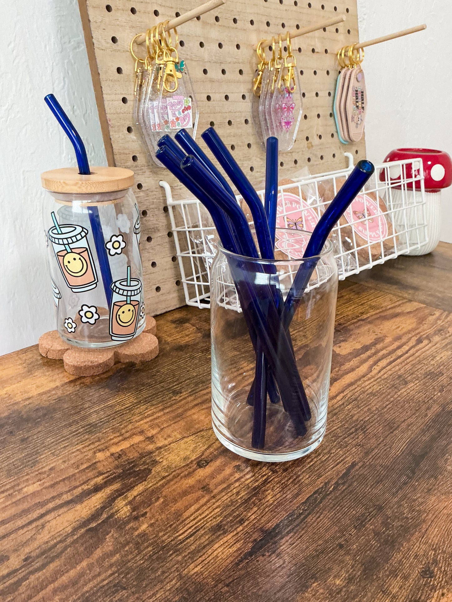 Bent Glass Straws
