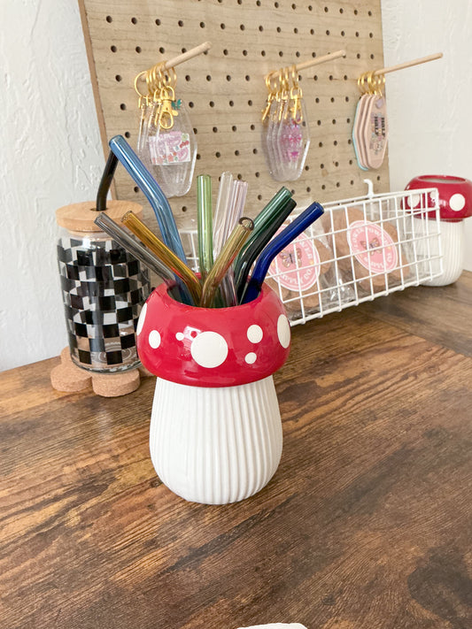 Bent Glass Straws