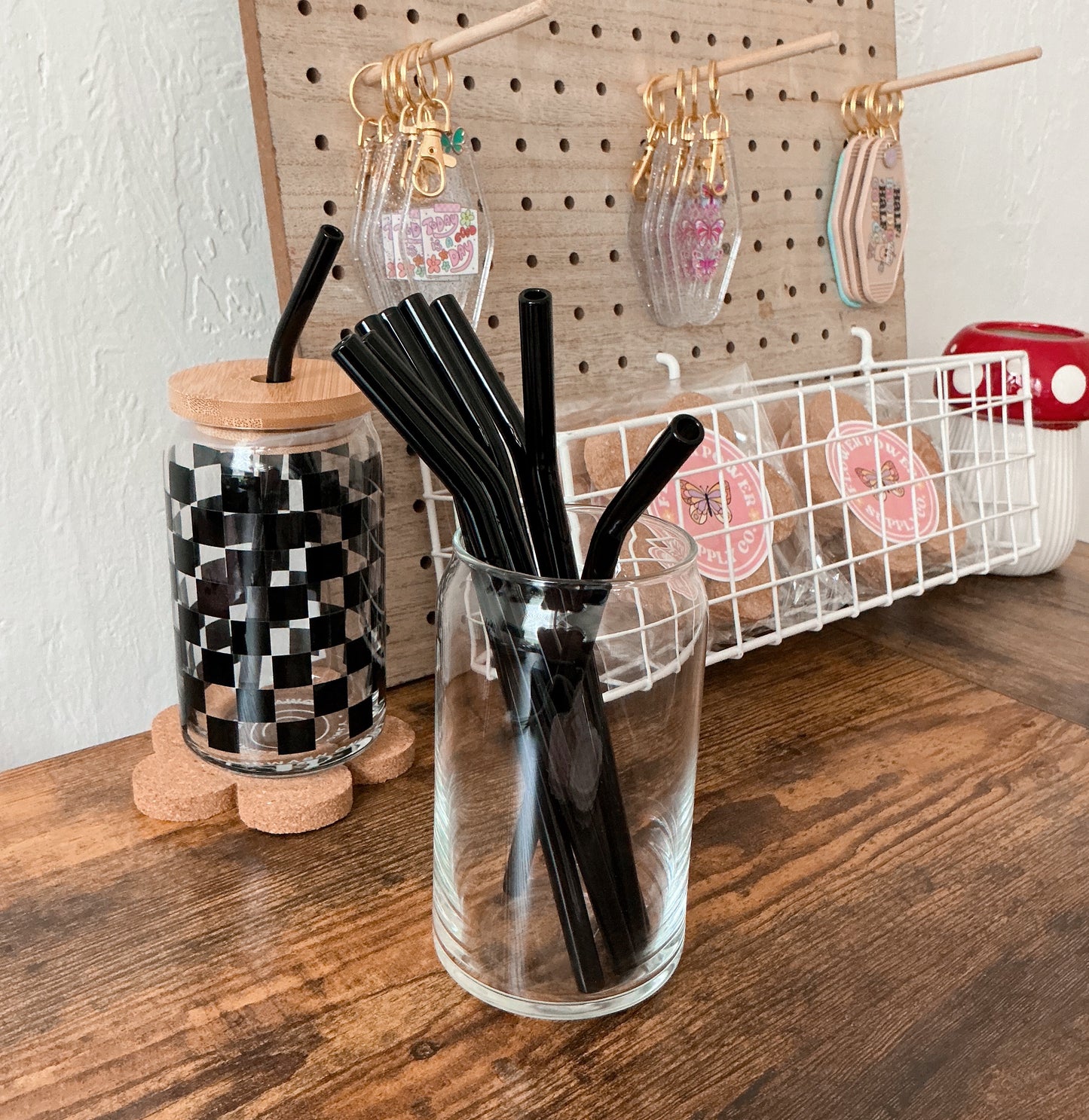 Bent Glass Straws