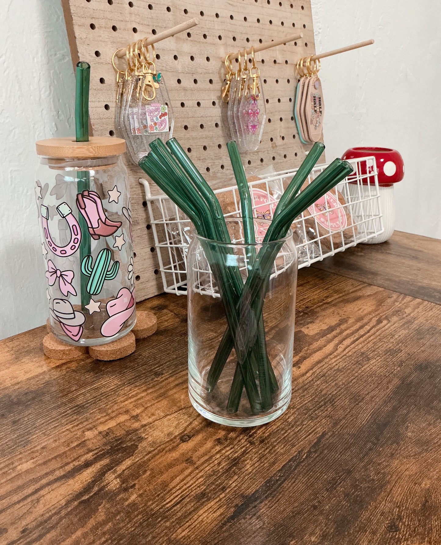 Bent Glass Straws