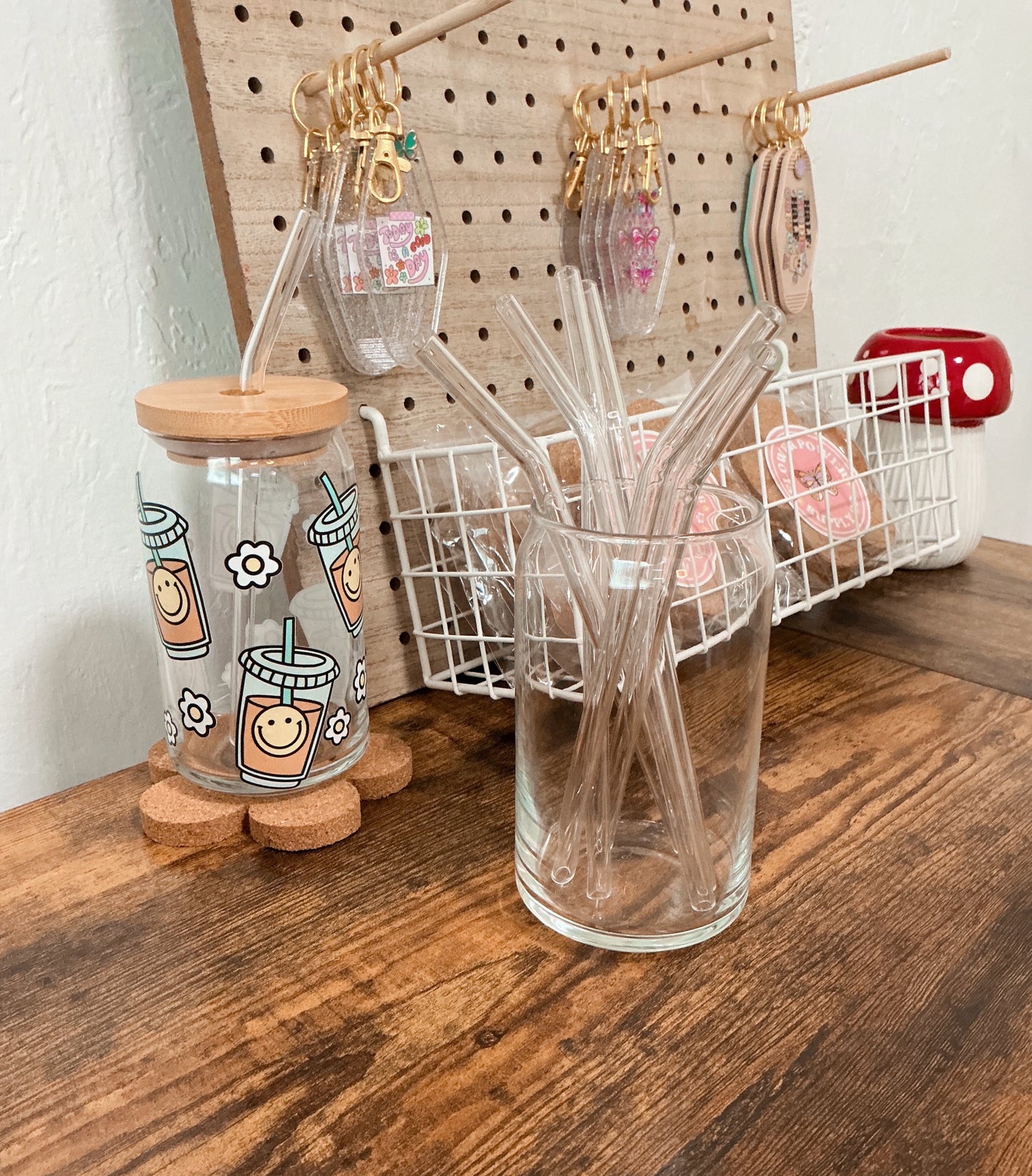 Bent Glass Straws