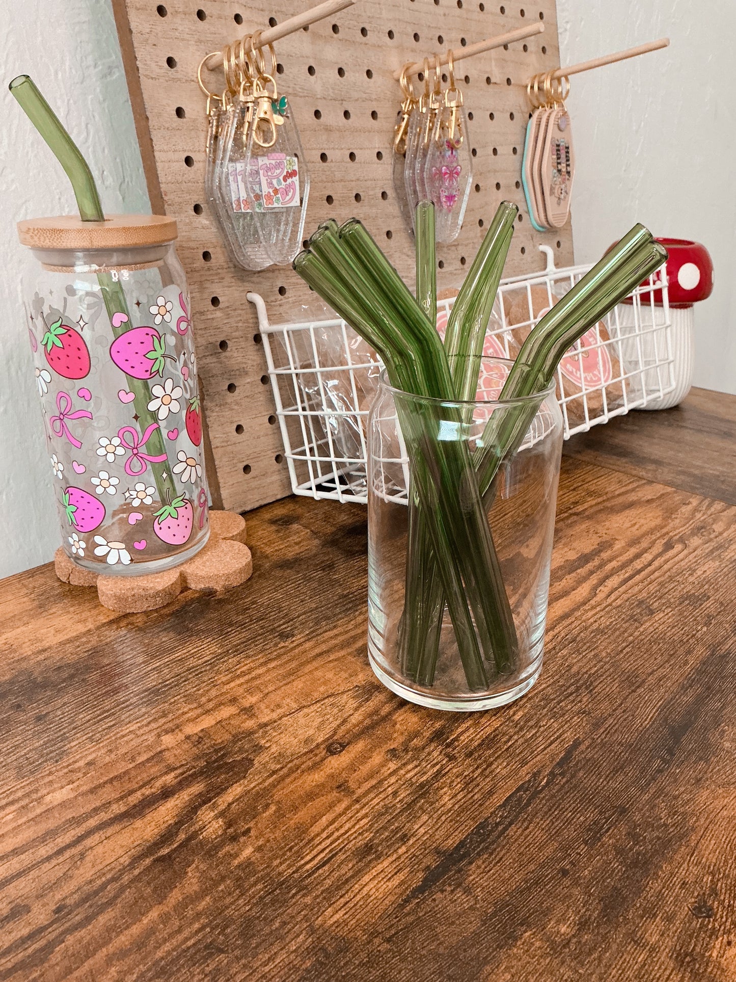 Bent Glass Straws