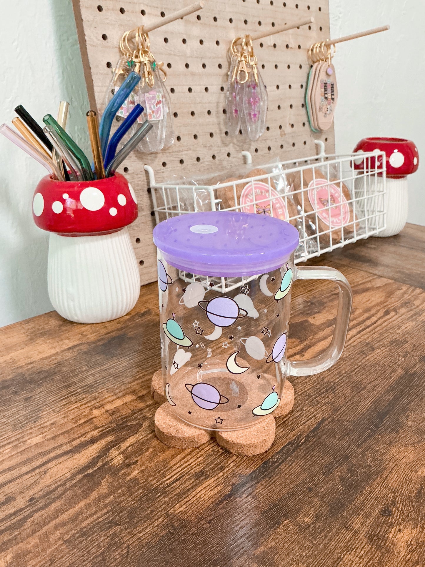 Out of this world glass cup