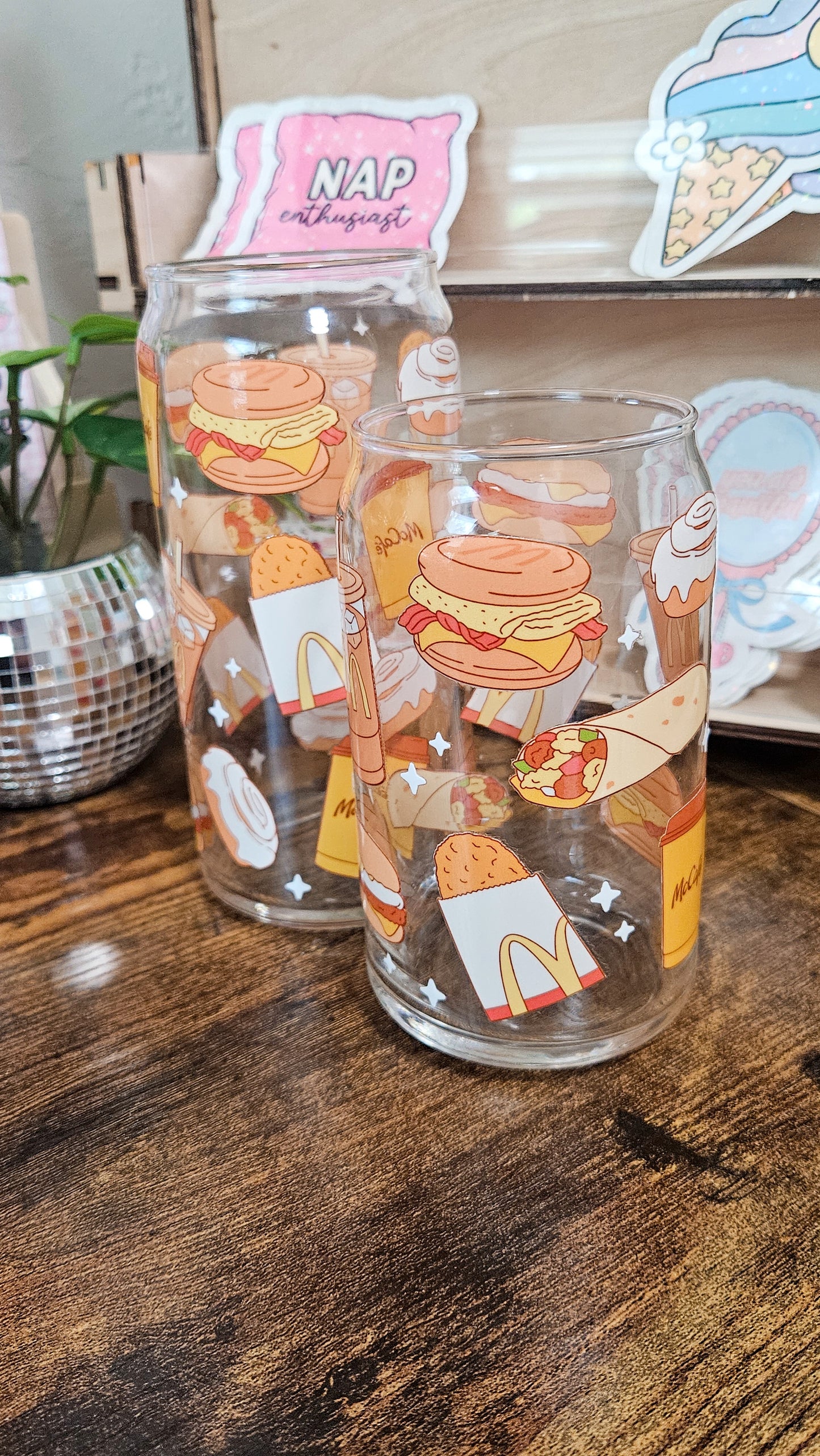 Im loving it, breakfast, Glass Cup