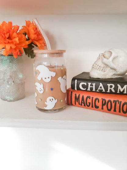 Ghostly Glass Can Cup
