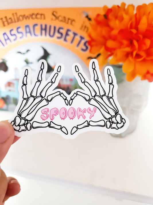 I Heart Spooky Life Sticker