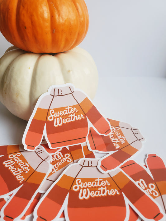 Sweater Weather Sticker