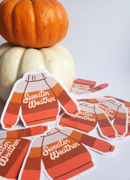 Sweater Weather Sticker