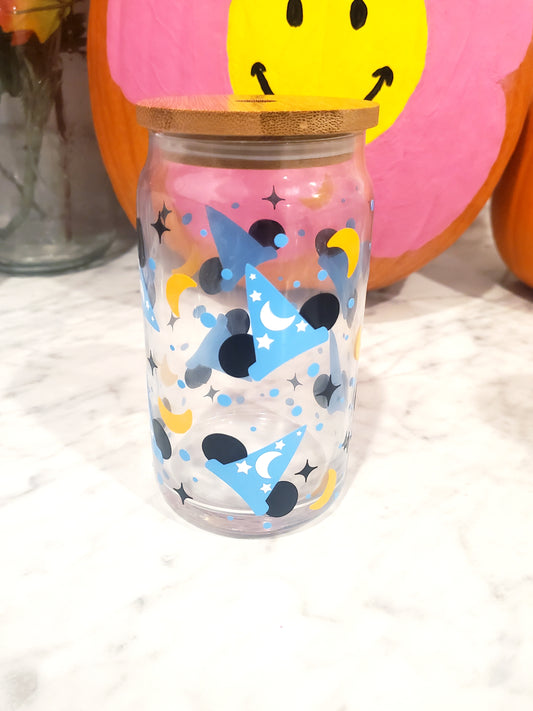 Mickey Hat Glass Can Cup