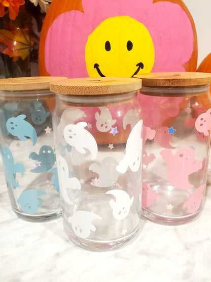 Ghostly Glass Can Cup