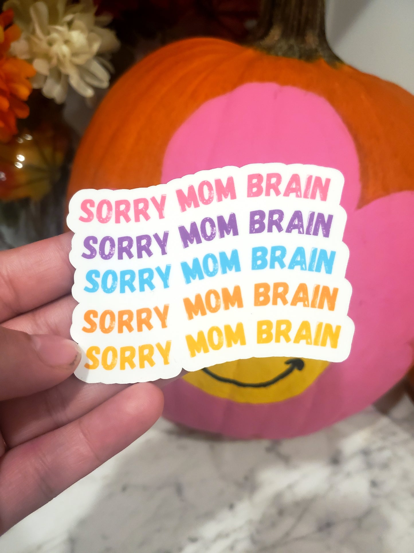 Mom Brain Sticker